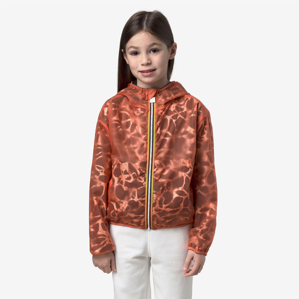 Jackets_Girl_P. LAURETTE SUPER LIGHT LAMI DOUBLE_Short_Green L Laminated - Pink P - Green Lichen - Pink Pamplemousse - Commercial 7