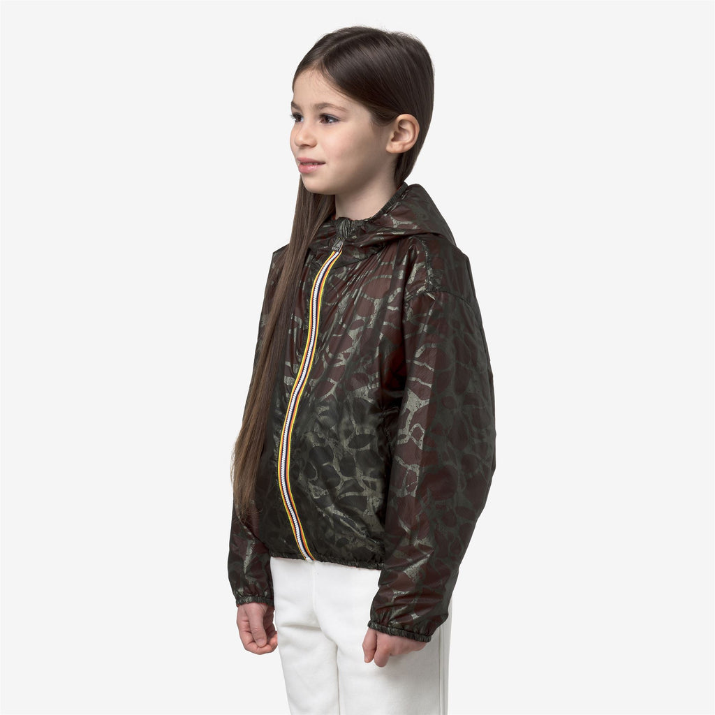 Jackets_Girl_P. LAURETTE SUPER LIGHT LAMI DOUBLE_Short_Green L Laminated - Pink P - Green Lichen - Pink Pamplemousse - Commercial 5