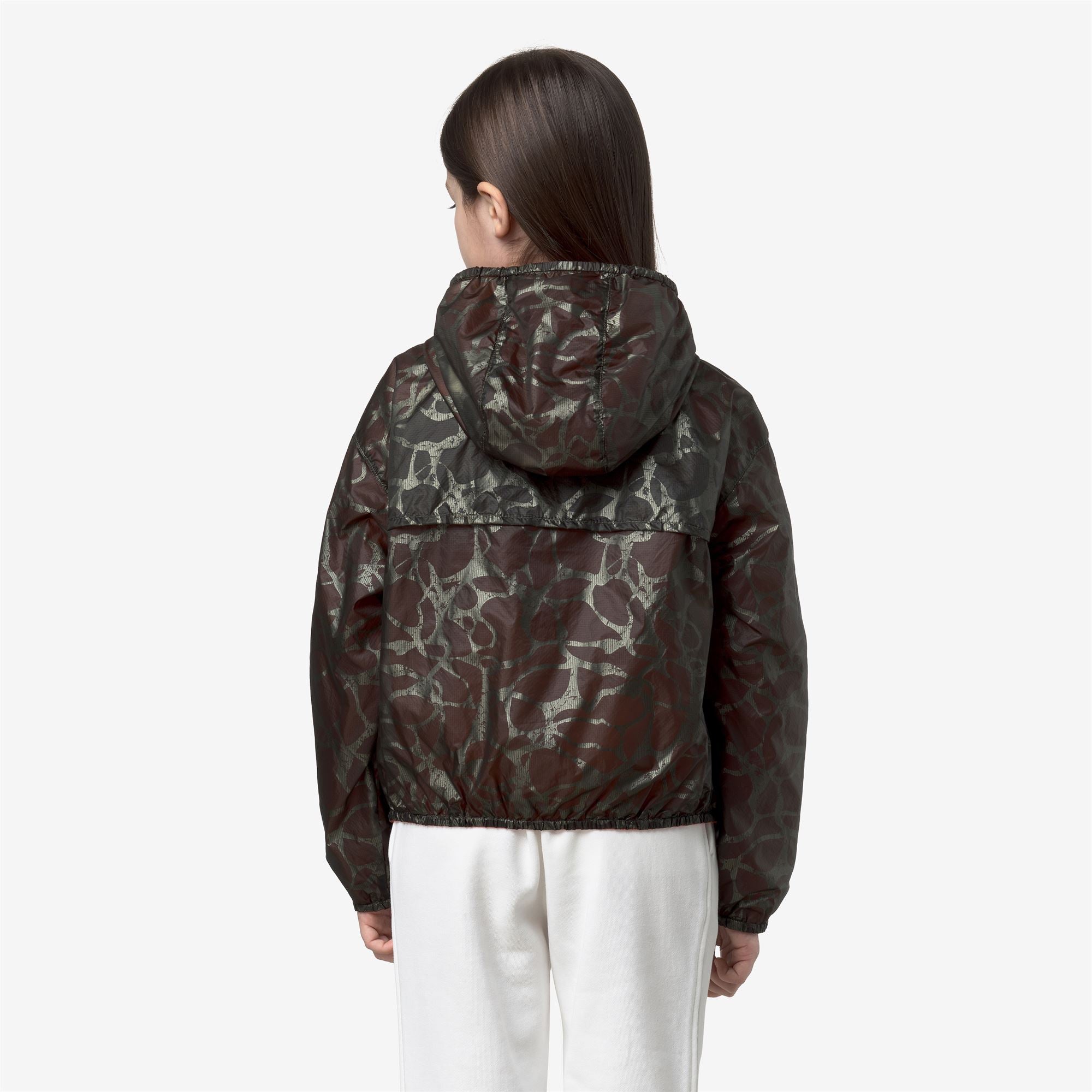 Jackets_Girl_P. LAURETTE SUPER LIGHT LAMI DOUBLE_Short_Green L Laminated - Pink P - Green Lichen - Pink Pamplemousse - Commercial 6