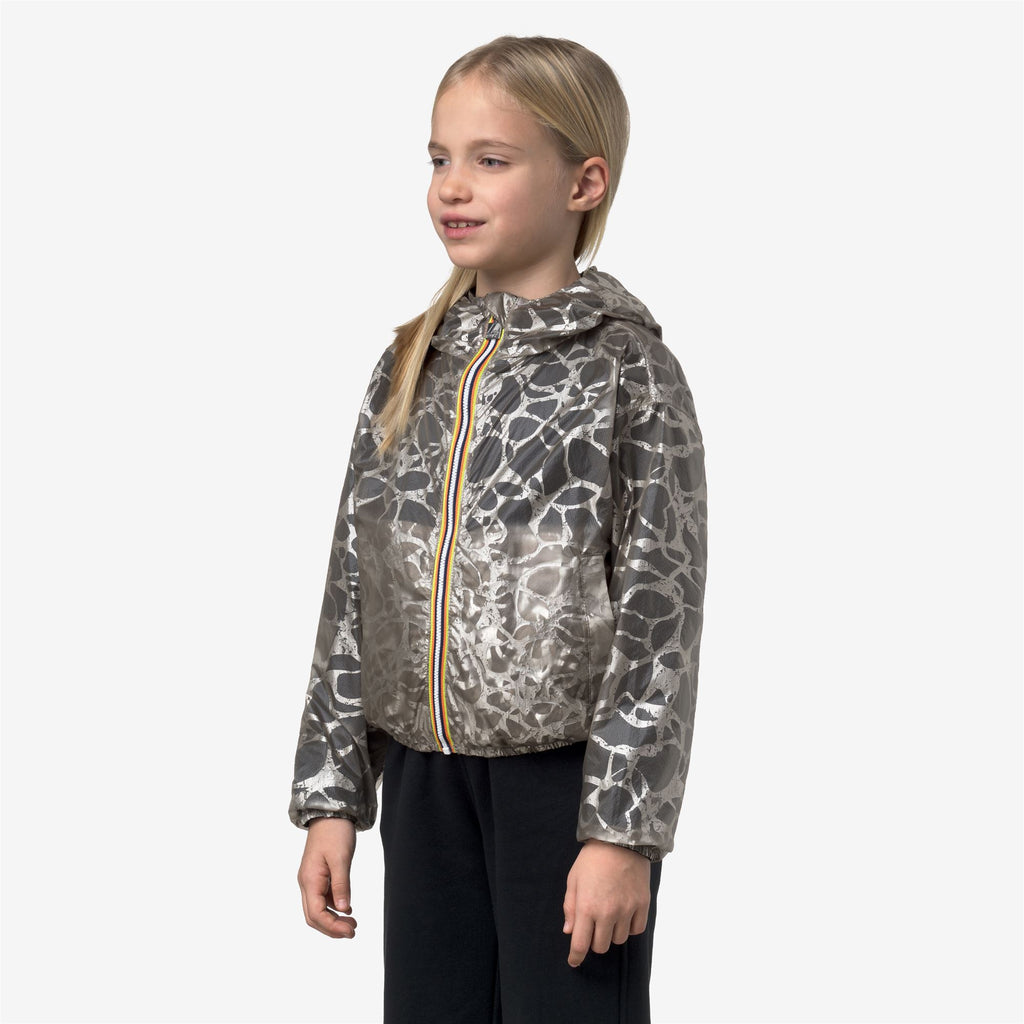 Jackets_Girl_P. LAURETTE SUPER LIGHT LAMI DOUBLE_Short_Beige Lt Laminated - Blue Depth - Commercial 5