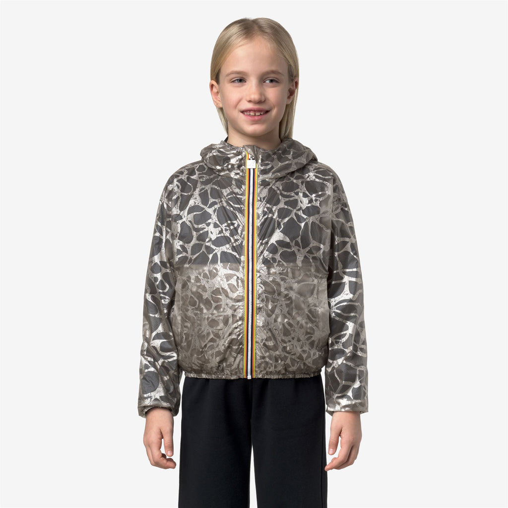Jackets_Girl_P. LAURETTE SUPER LIGHT LAMI DOUBLE_Short_Beige Lt Laminated - Blue Depth - Commercial 4