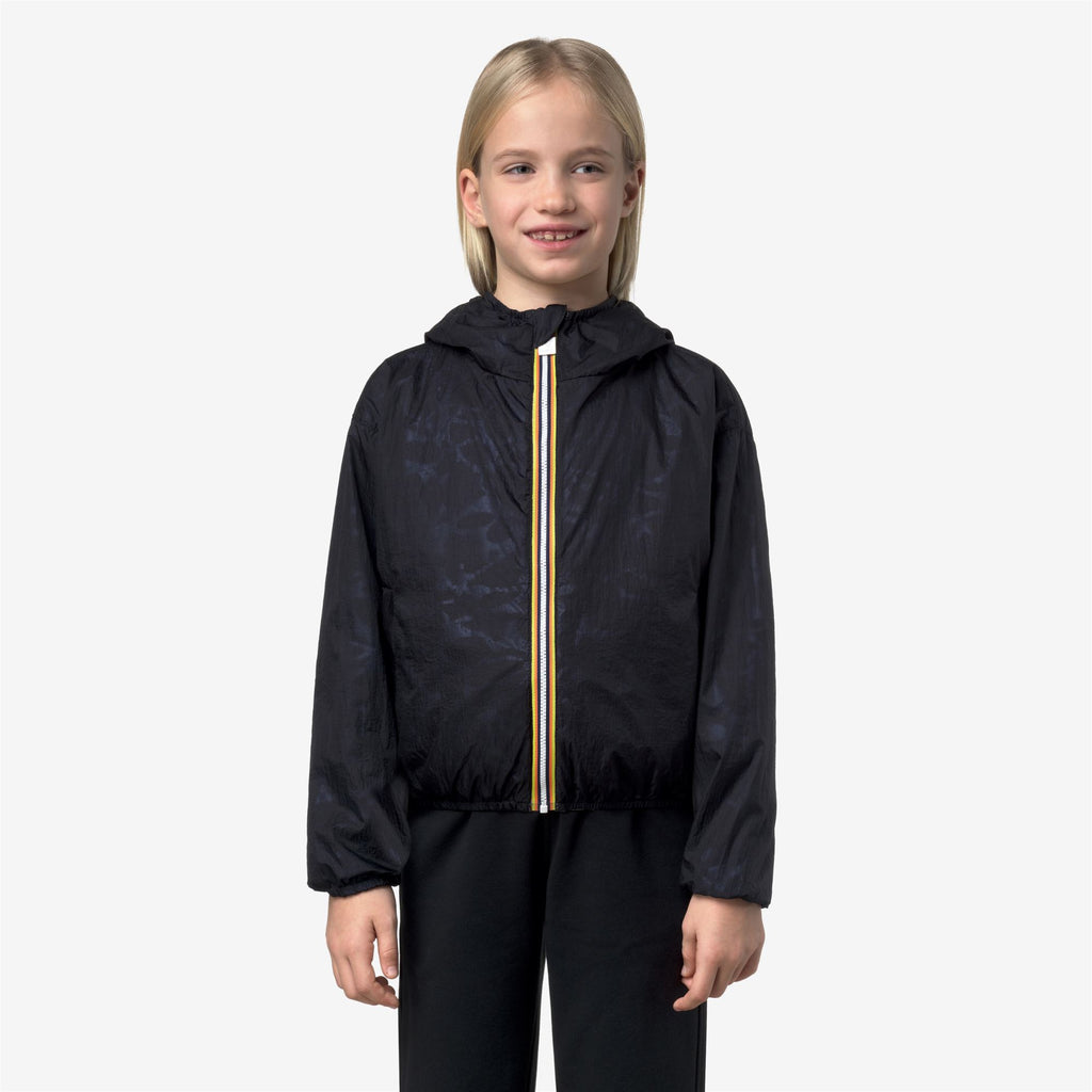 Jackets_Girl_P. LAURETTE SUPER LIGHT LAMI DOUBLE_Short_Beige Lt Laminated - Blue Depth - Commercial 7
