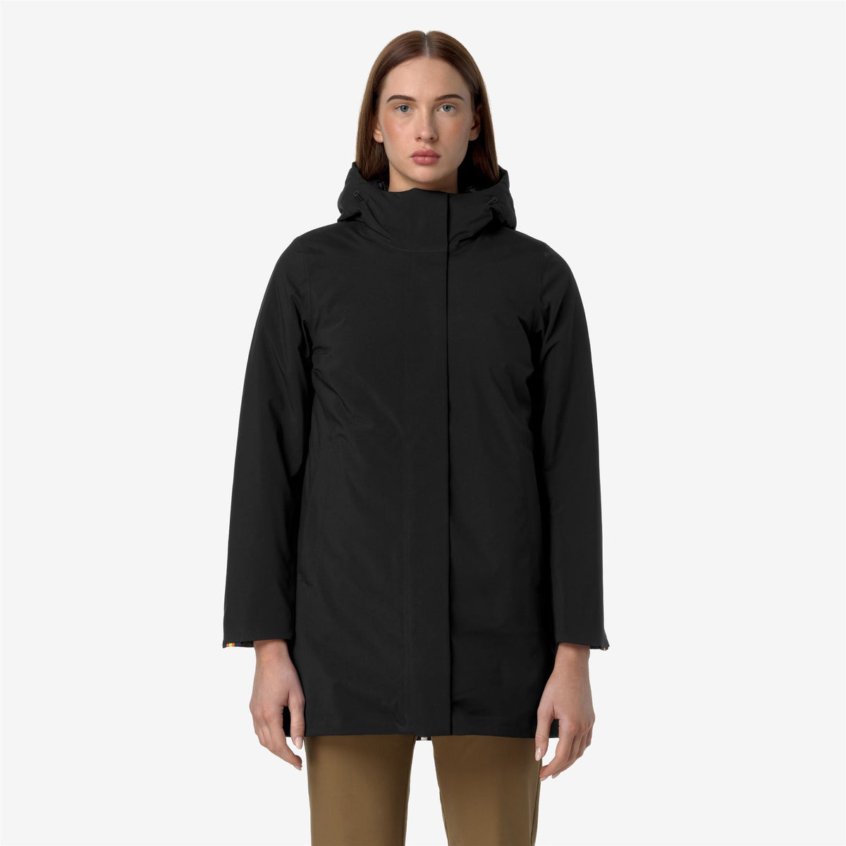 Jackets_WOMAN_MATHIEL BONDED PADDED_3/4 Length_Black Pure - Commercial 4
