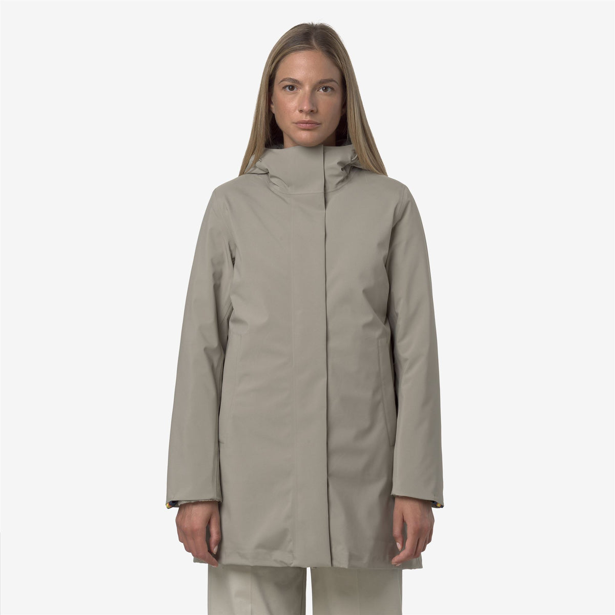 Jackets_WOMAN_MATHIEL BONDED PADDED_3/4 Length_Green Oak-Green Oak - Green Oak - Commercial 4