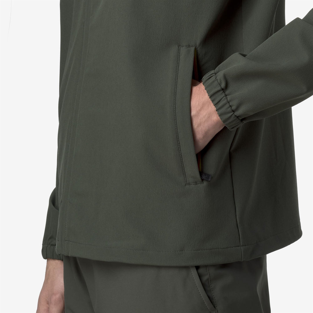 LE VRAI GARETH - Fleece - Jacket - UNISEX - GREEN BLACKISH