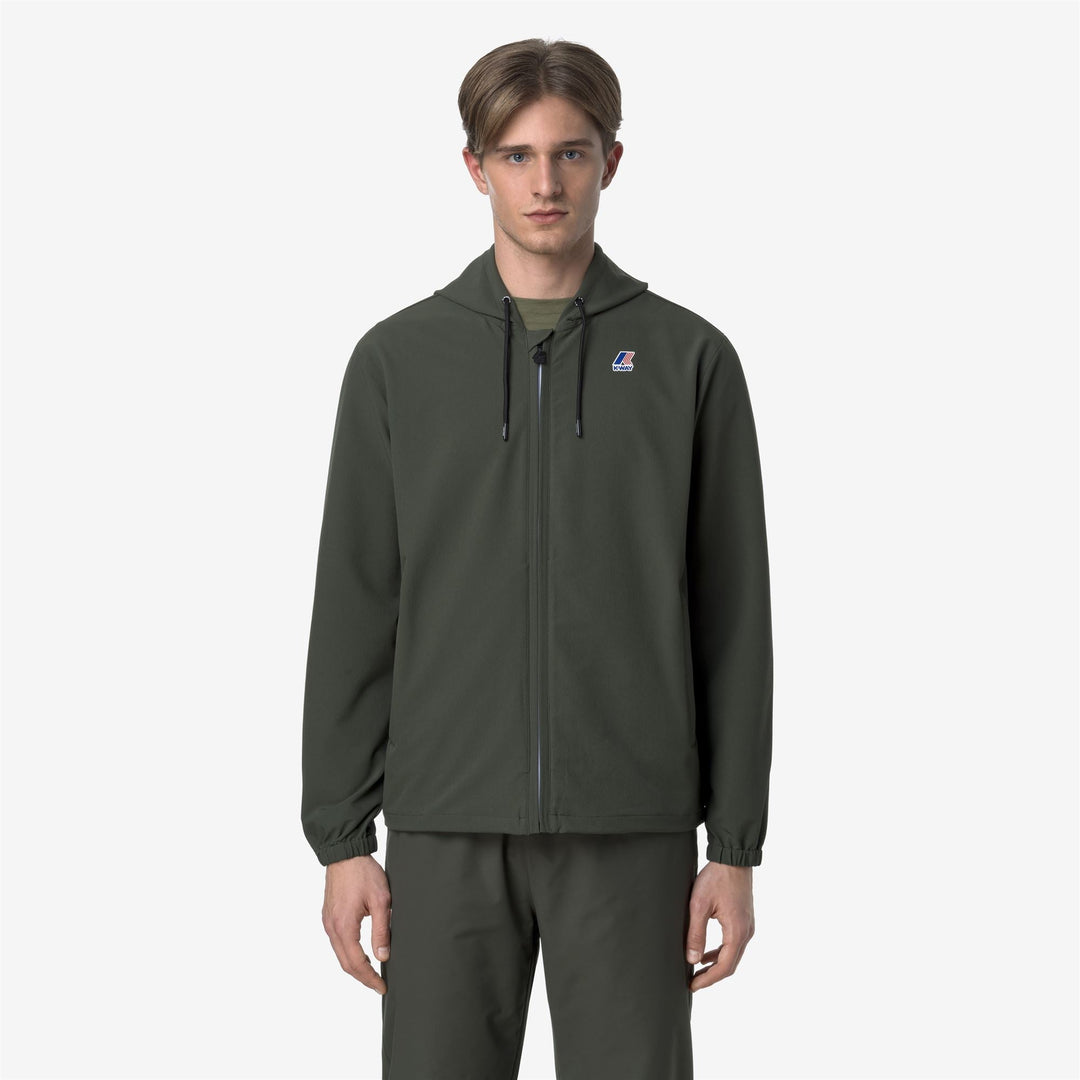 LE VRAI GARETH - Fleece - Jacket - UNISEX - GREEN BLACKISH