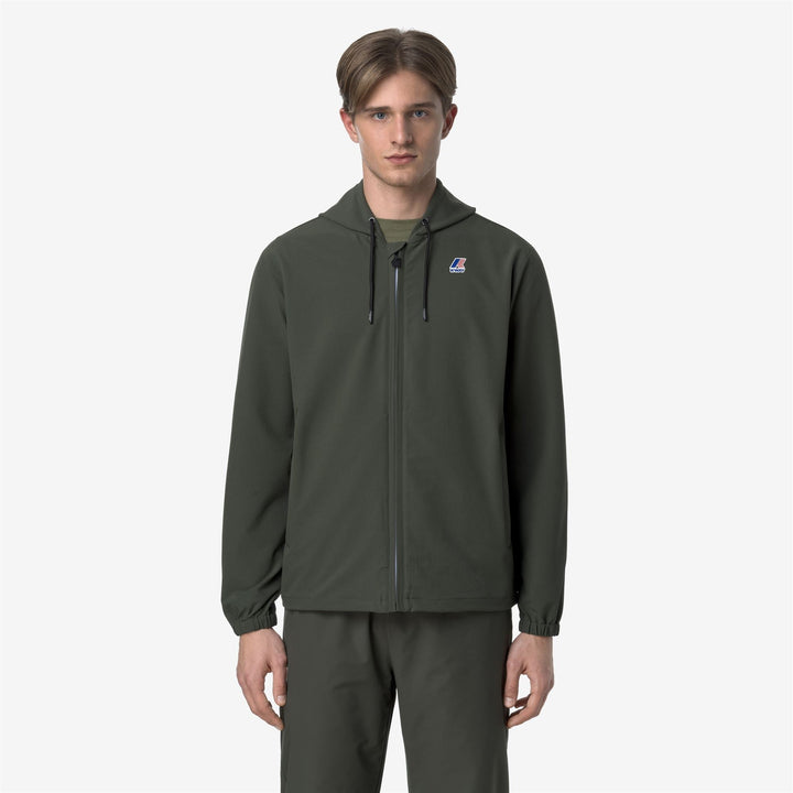 LE VRAI GARETH - Fleece - Jacket - UNISEX - GREEN BLACKISH