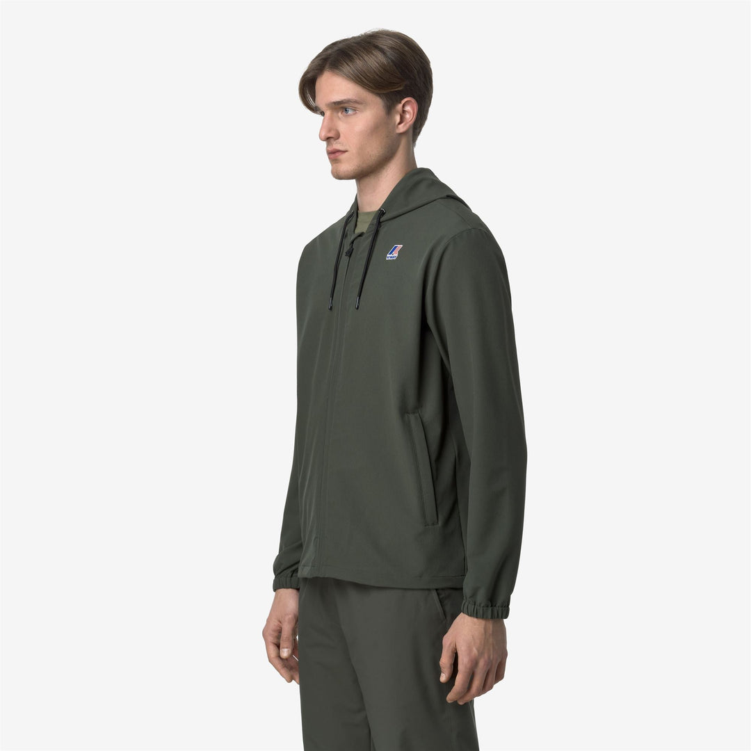 LE VRAI GARETH - Fleece - Jacket - UNISEX - GREEN BLACKISH