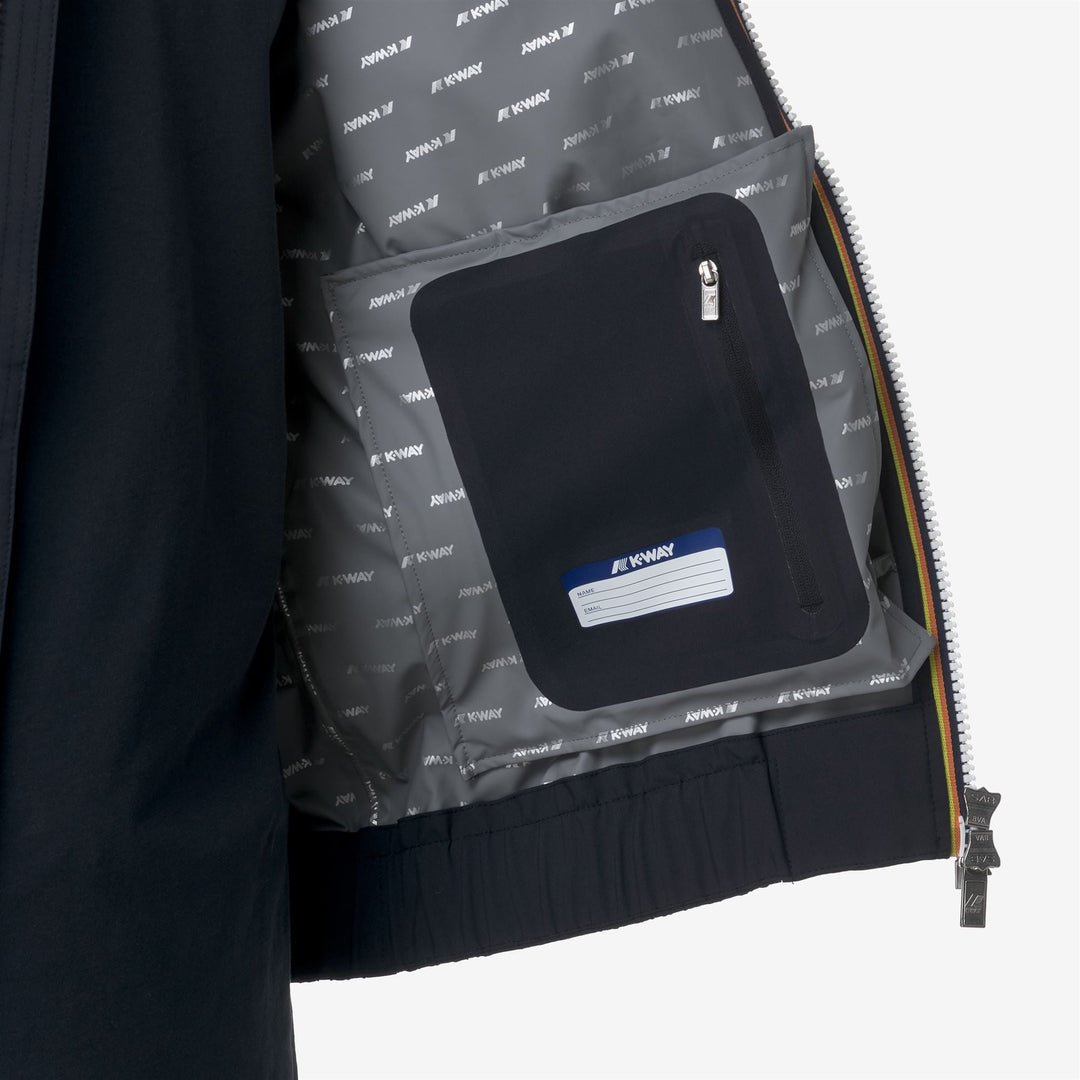 AURENE STRETCH DOT - Jackets - Short - MAN - BLUE DEPTH