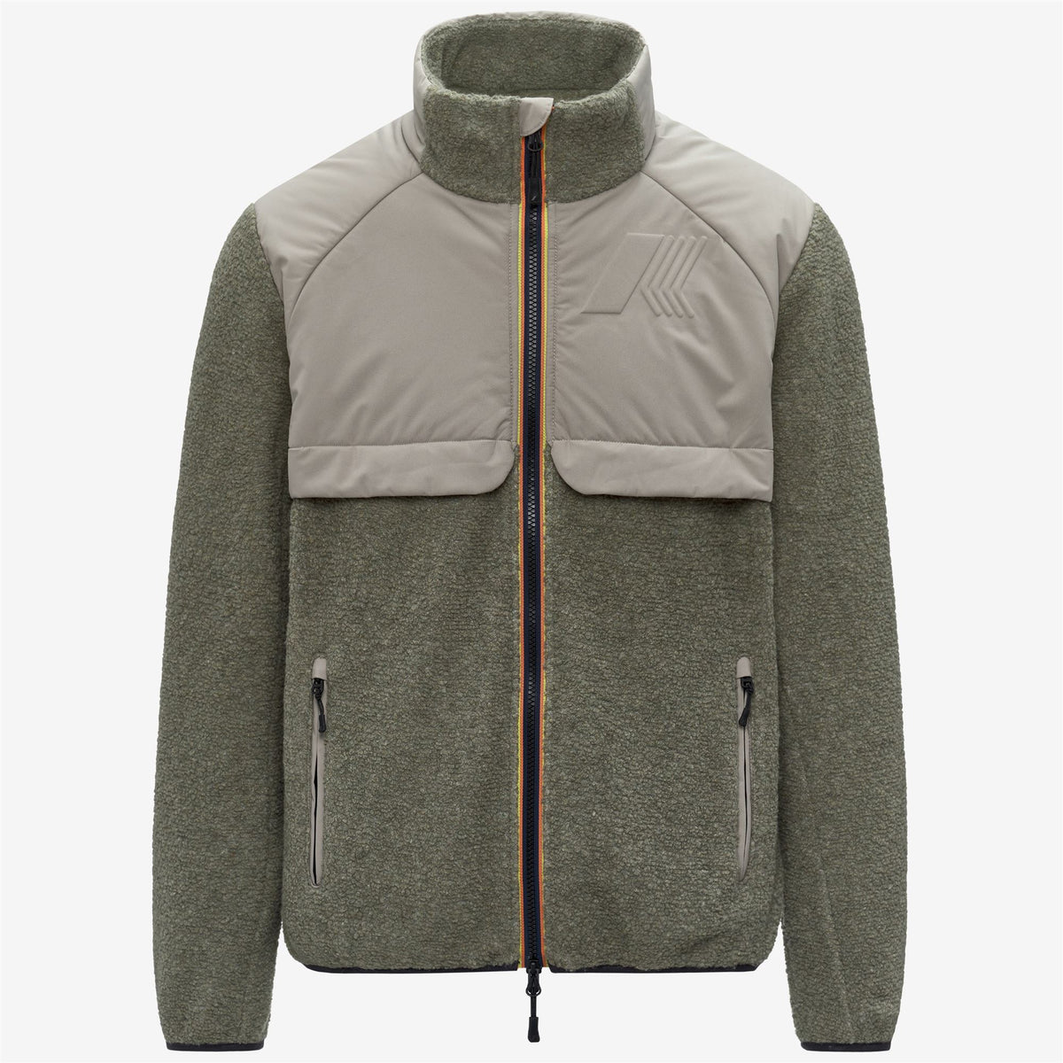Fleece_MAN_BORNES W POLAR_Jacket_Green Oak - Commercial 1