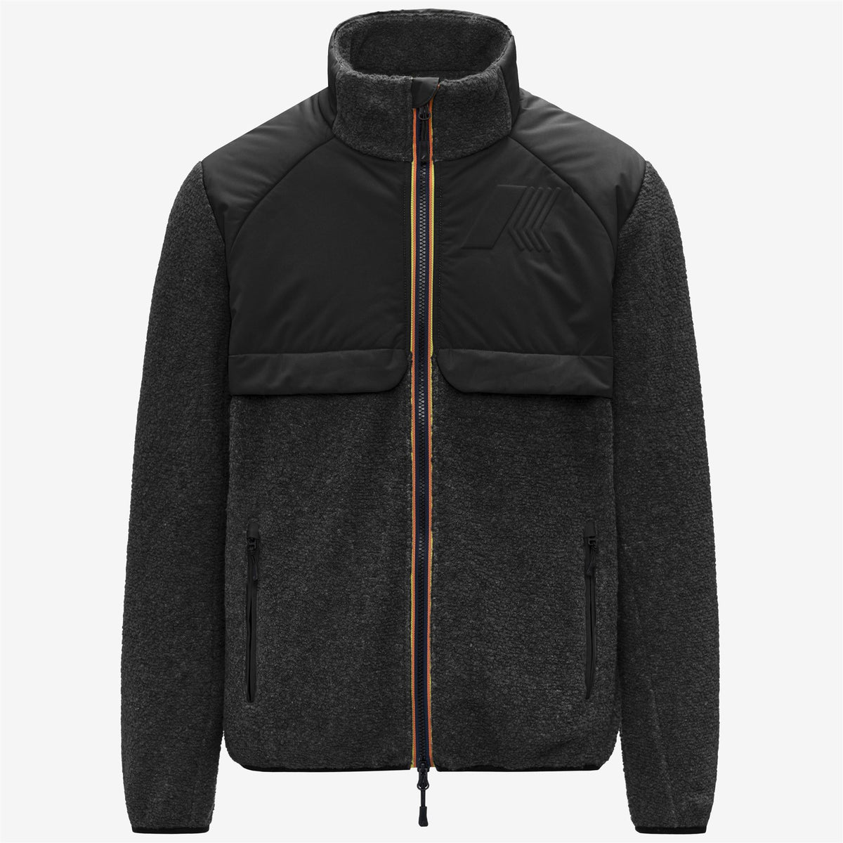 Fleece_MAN_BORNES W POLAR_Jacket_Black Pure - Commercial 1