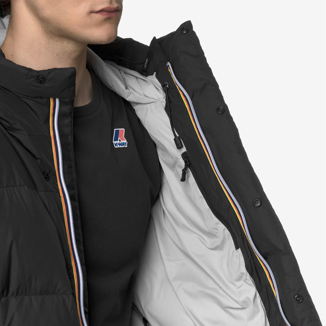 Jackets_UNISEX_LE VRAI 4.0 AURELE HEAVY WARM_Mid_Black Pure - DetailDouble