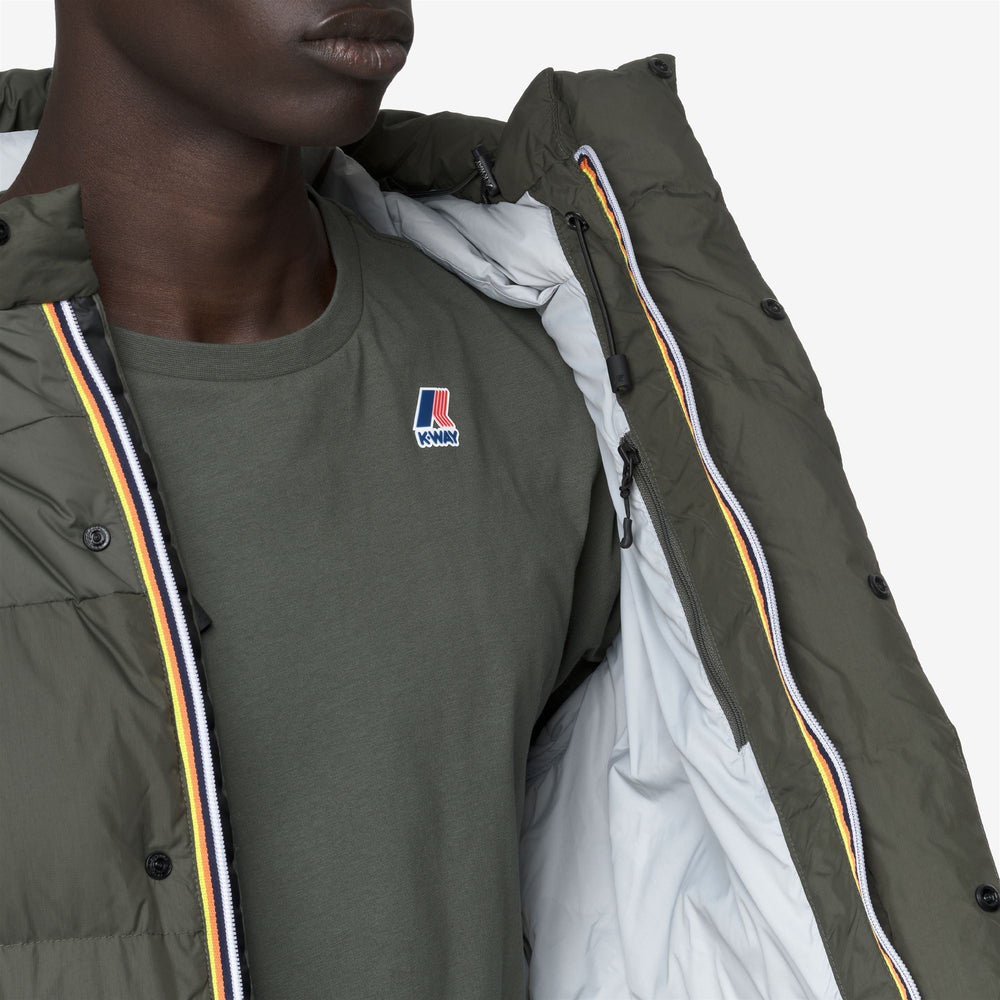 Jackets_UNISEX_LE VRAI 4.0 AURELE HEAVY WARM_Mid_GREEN BLACKISH - DetailDouble