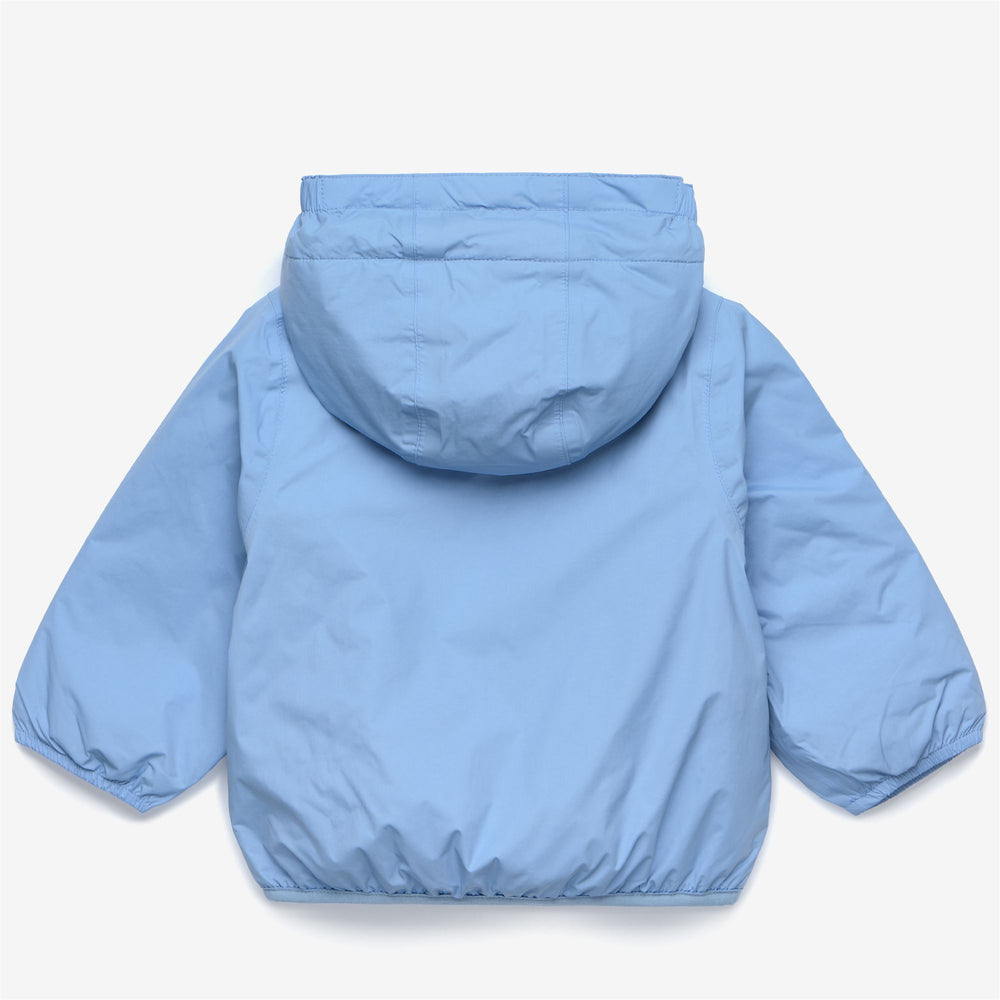 Jackets_KID UNISEX_E. LE VRAI 4.0 CLAUDINE WARM_Mid_Blue Cielo - DressedFront
