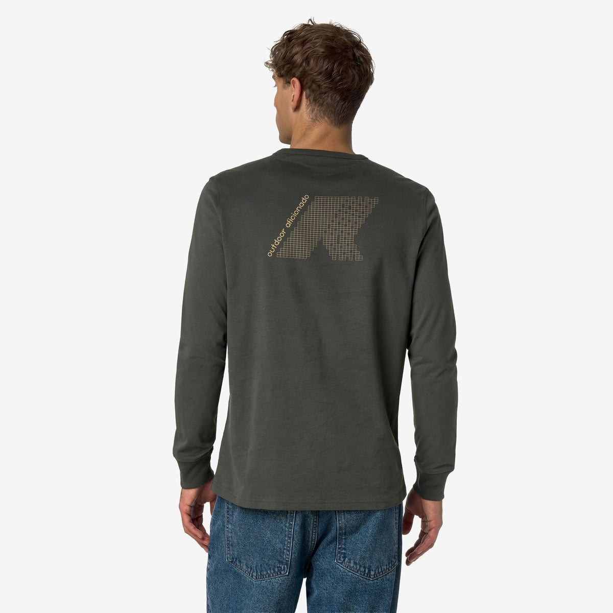 T-Shirts & Top_Man_ELMER JS PEACH CITADIUM_T-Shirt_GREEN BLACKISH - Commercial 6