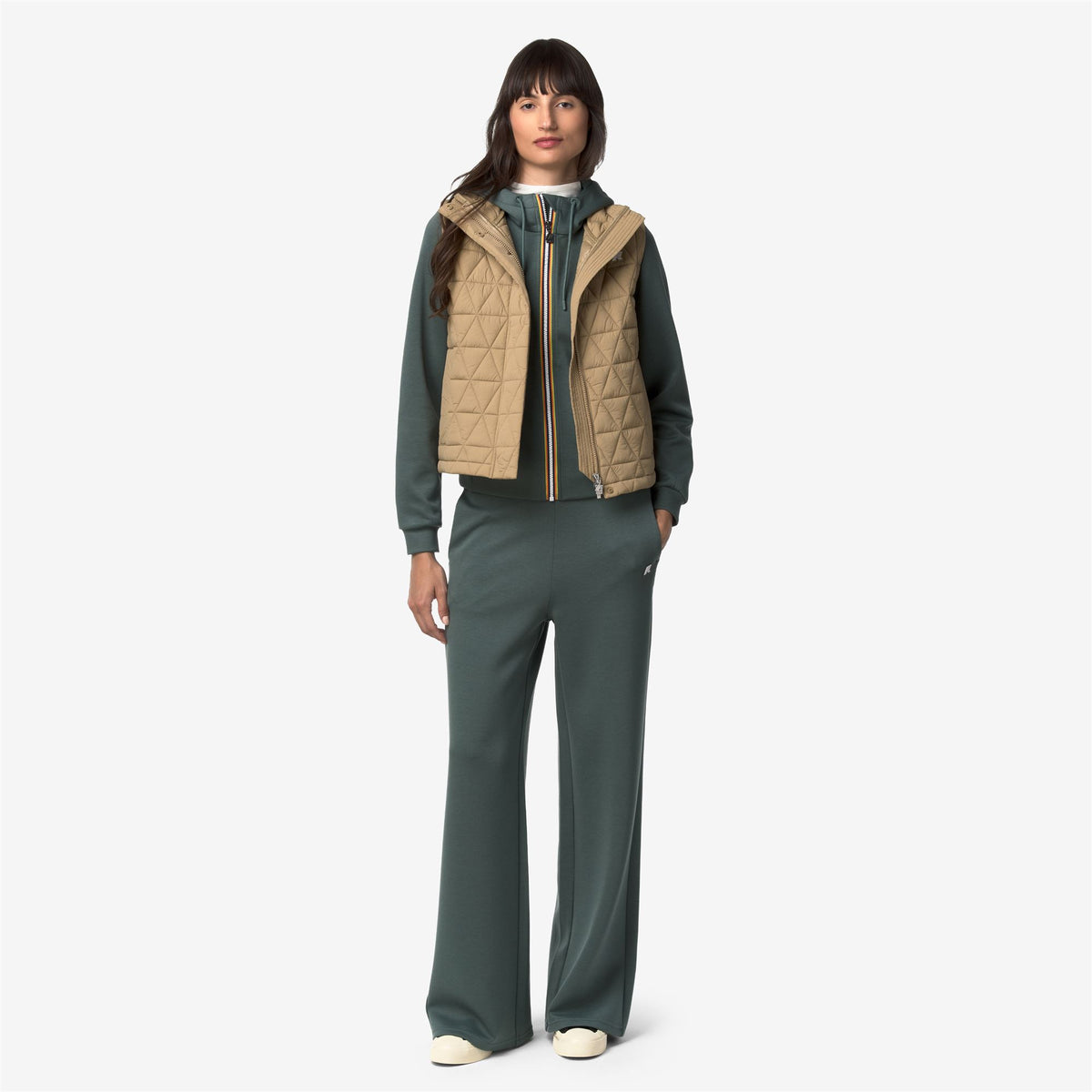 Pants_Woman_LOIRENE  LIGHT SPACER_Sport Trousers_Green Balsam - Commercial 7