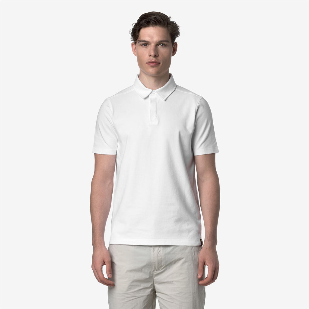 Polo Shirts_Man_VINCELLE COTTON_Polo_White - White - Commercial 4