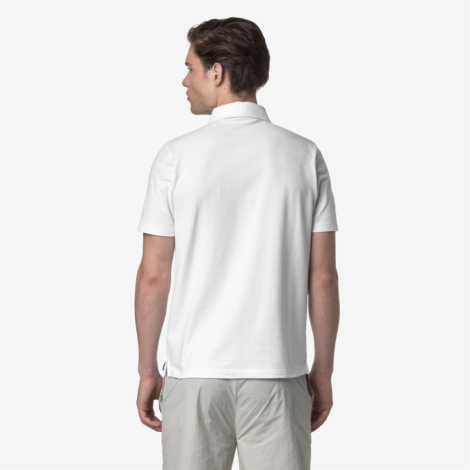 Polo Shirts_Man_VINCELLE COTTON_Polo_White - White - Commercial 6