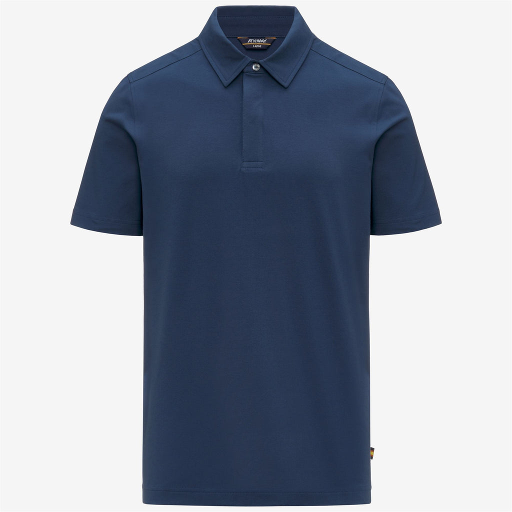 Polo Shirts_Man_VINCELLE COTTON_Polo_Blue Insignia - Commercial 1