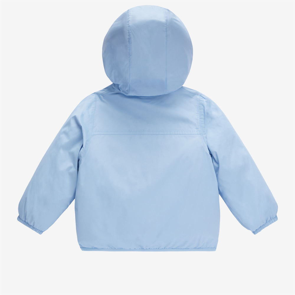 Jackets_KID UNISEX_E. LE VRAI 3.0  CLAUDINE ORSETTO_Mid_Azure Lt M-Ecru - Azure Lt Marine - DressedFront