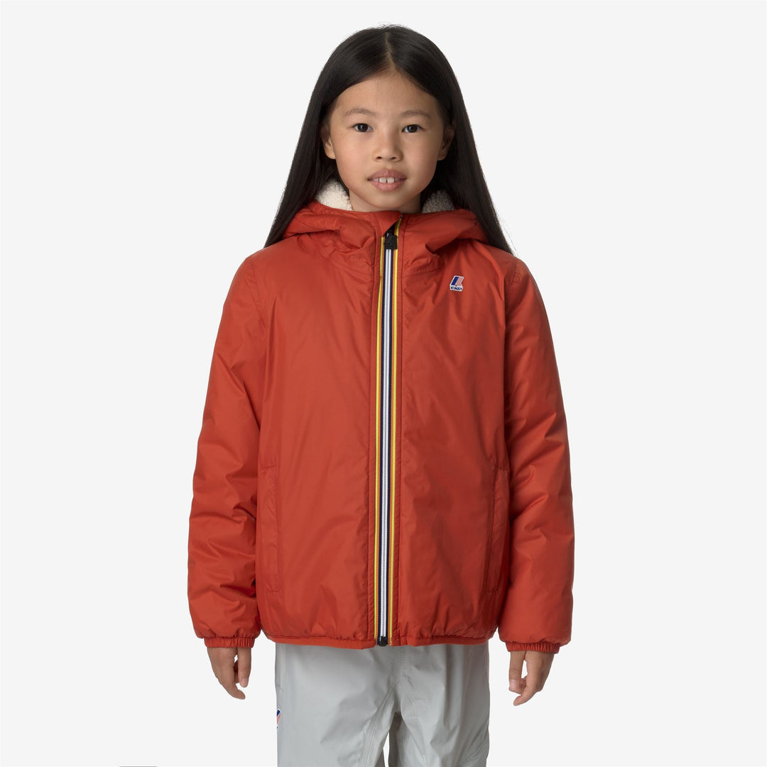 P. LE VRAI 3.0 CLAUDE ORSETTO - Jackets - Mid - KID UNISEX - Red Pompeian-Ecru