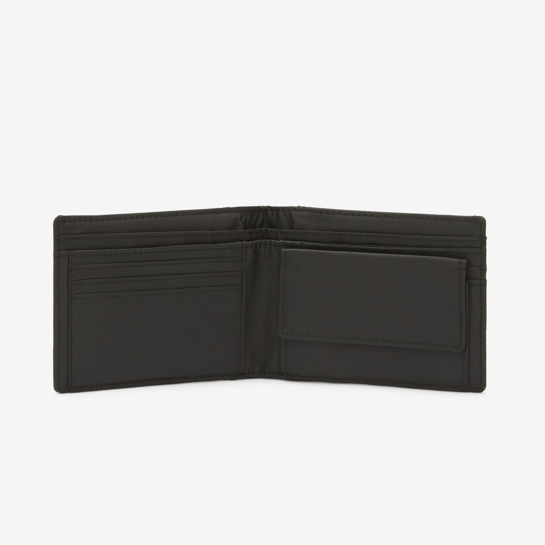 Small Accessories_UNISEX_LESCHELLE_Wallet_Black Pure - DressedSide