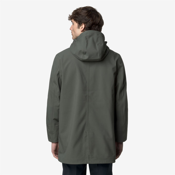 Jackets_MAN_DUKE BONDED_Mid_Green B -Blue Depth - DressedFrontDouble