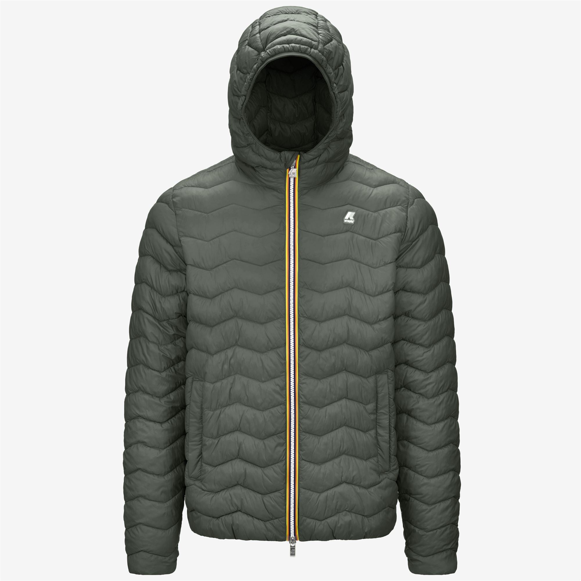 Jackets_MAN_JACK QUILTED WARM_Short_GREEN BLACKISH - Commercial 1