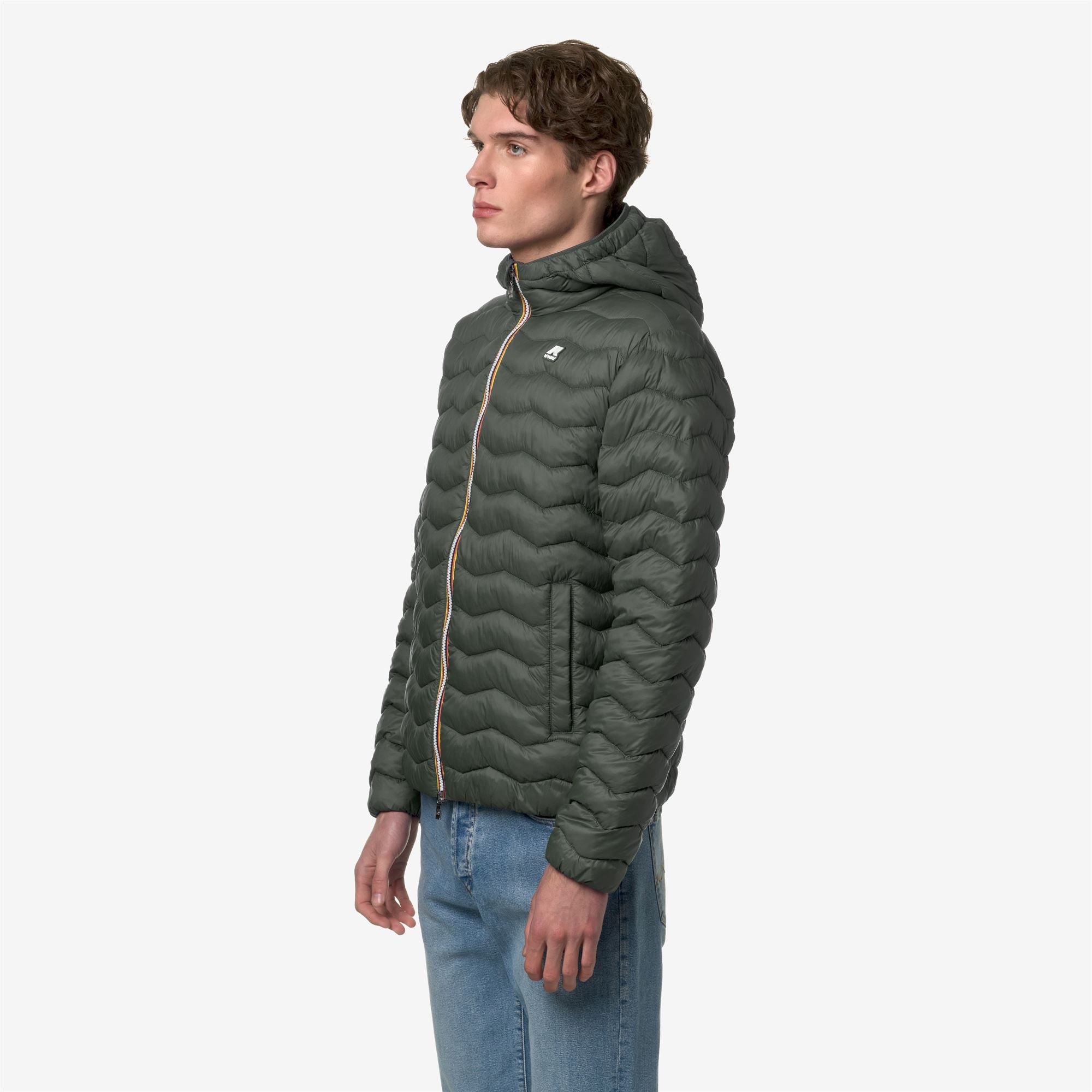 Jackets_MAN_JACK QUILTED WARM_Short_GREEN BLACKISH - Commercial 5
