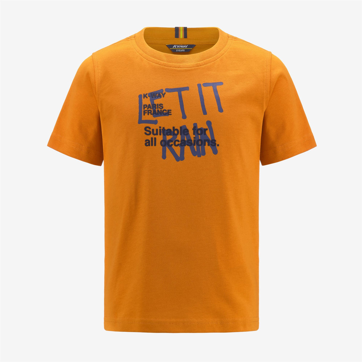 T-Shirts & Top_Boy_P. ODOM LET IT RAIN_T-Shirt_Orange Md - Commercial 1