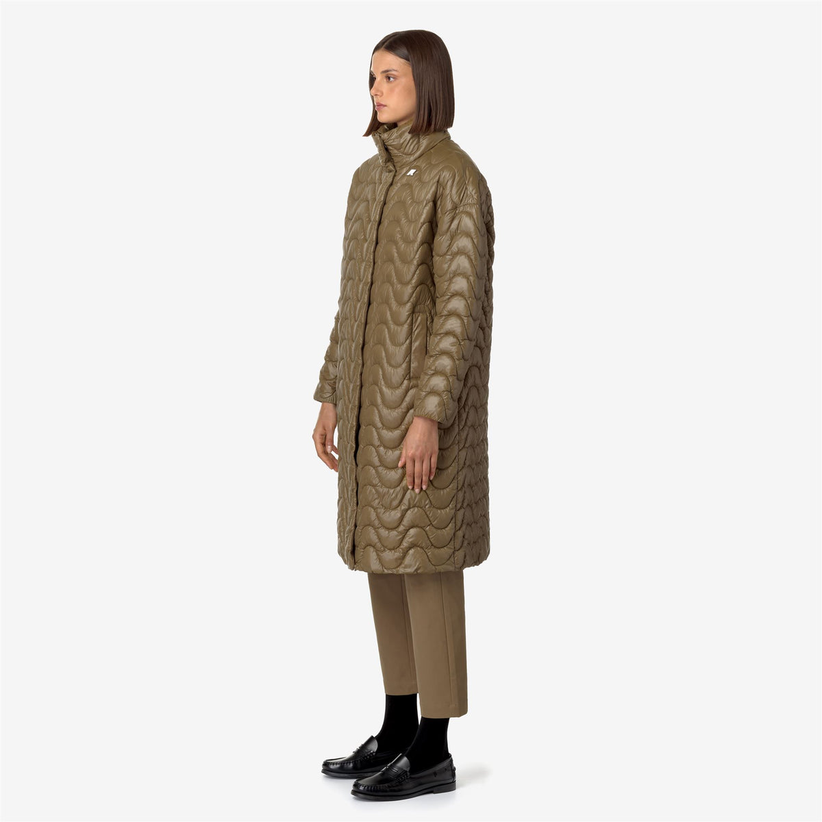 Jackets_WOMAN_SONJA QUILTED WARM_Long_Brown Corda - Commercial 5