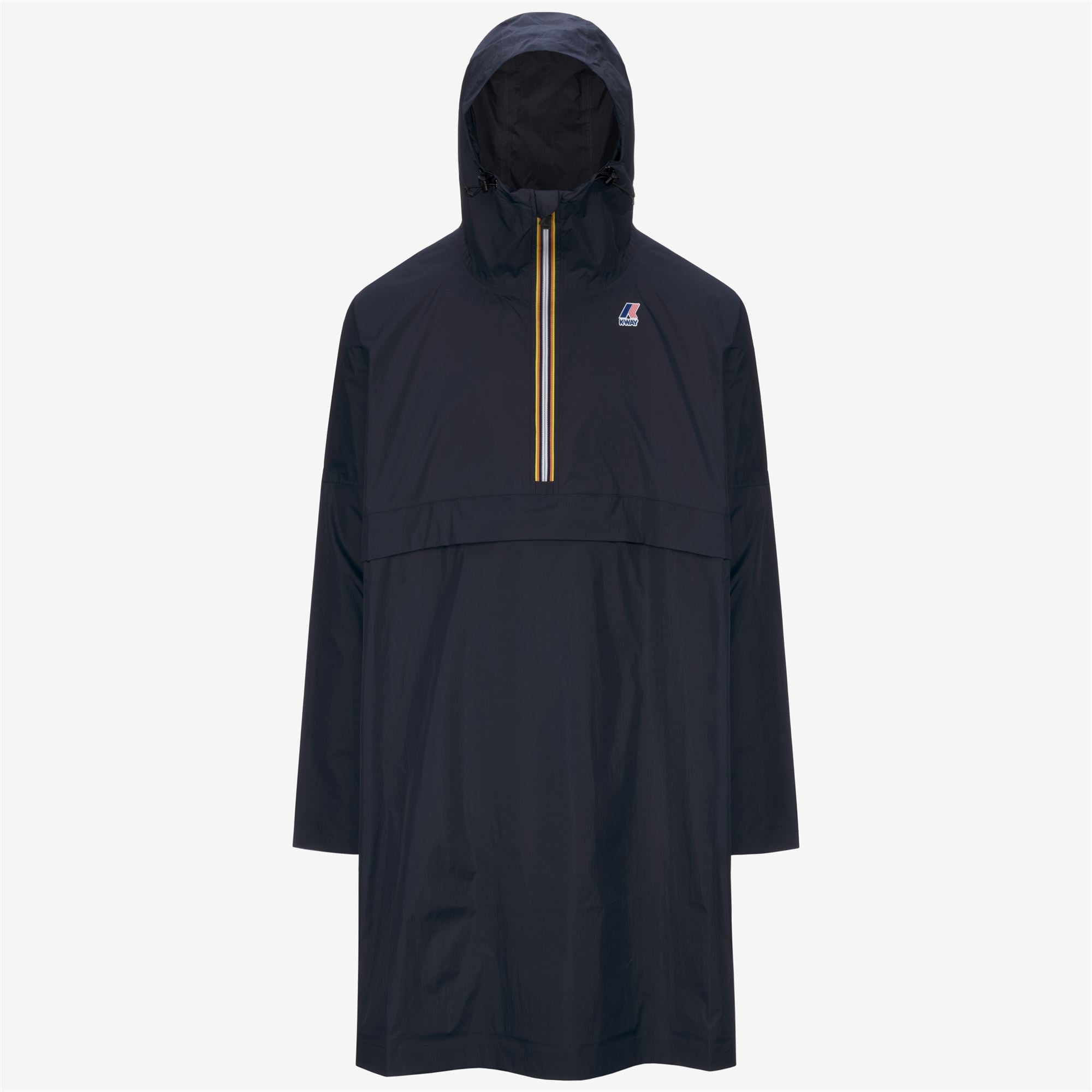 Jackets_UNISEX_LE VRAI 4.0 FORTUNE_Poncho_Blue Depth - Commercial 7