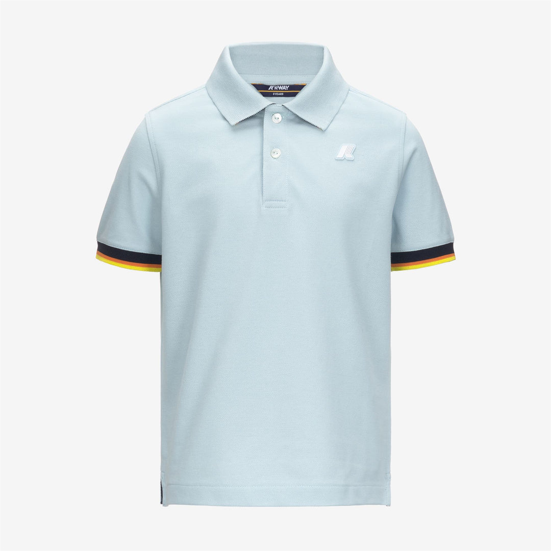 Polo Shirts_BOY_P. VINCENT PIQUE_Polo_Blue Baby - Photo