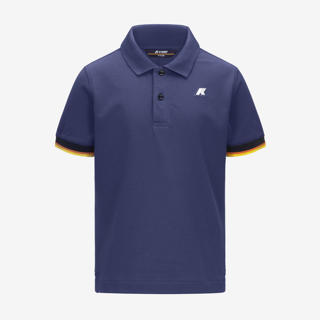 Polo Shirts_BOY_P. VINCENT PIQUE_Polo_Blue Deep Cobalt - Photo