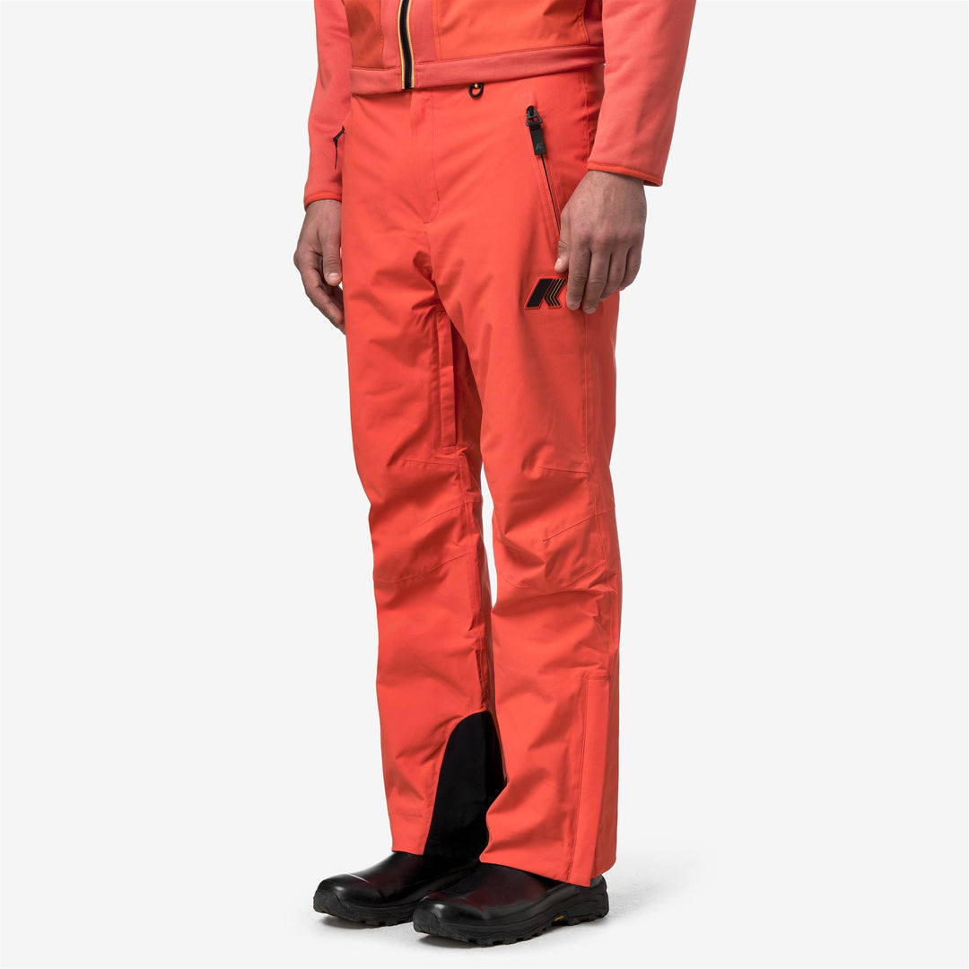 Pants_MAN_QUEYRAS 2L TWILL_Sport Trousers_Orange Fiesta - Detail