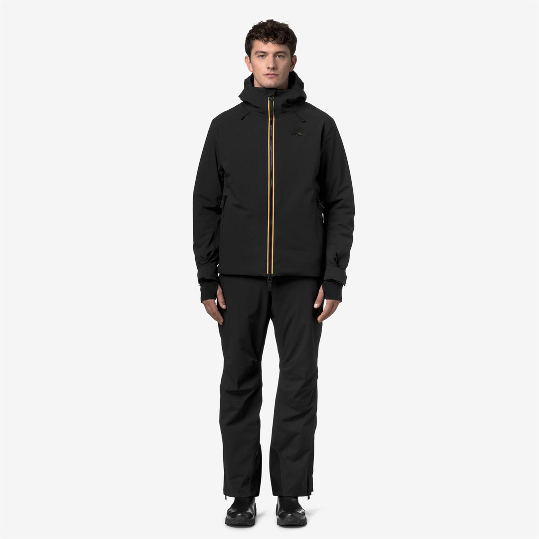 Pants_MAN_QUEYRAS 2L TWILL_Sport Trousers_Black Pure - DressedBack