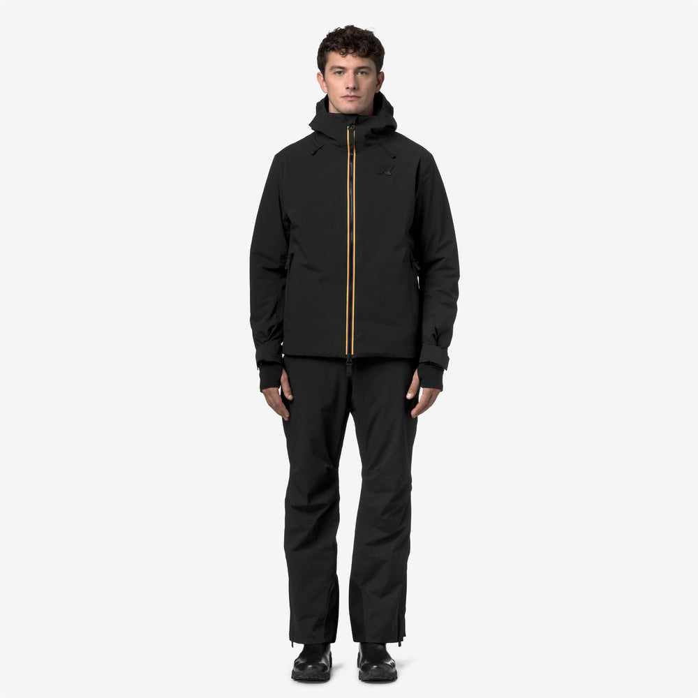 Pants_MAN_QUEYRAS 2L TWILL_Sport Trousers_Black Pure - DressedBack