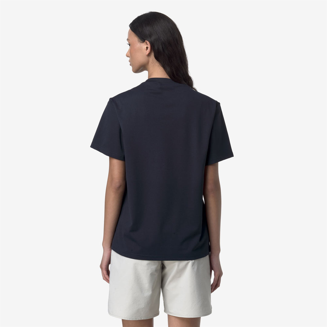 T-Shirts & Top_UNISEX_SUIVANT_T-Shirt_Blue Depth - DressedFrontDouble