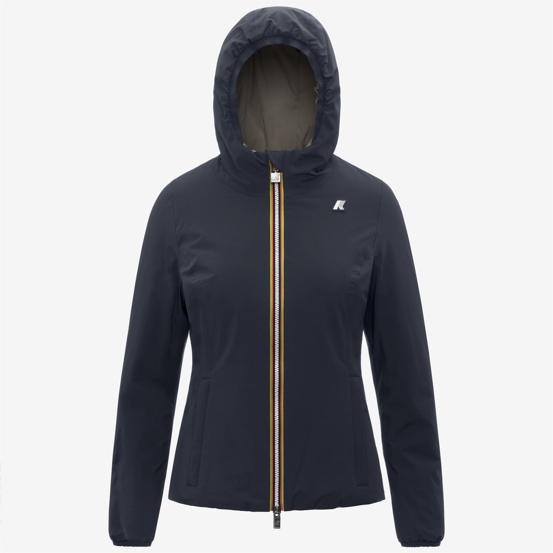 Jackets_WOMAN_LILY ST WARM DOUBLE_Short_Blue Depth - Green Oak - Photo