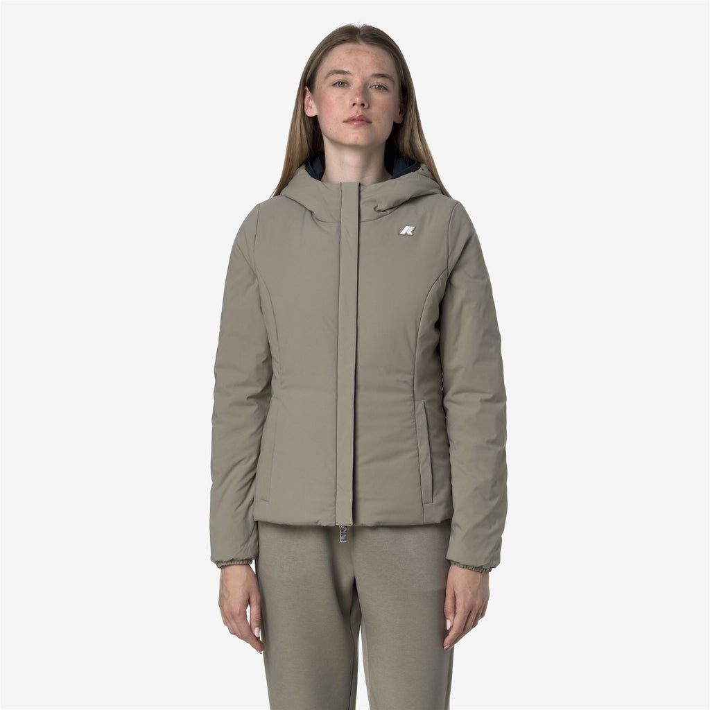 Jackets_WOMAN_LILY ST WARM DOUBLE_Short_Blue Depth - Green Oak - Commercial 7