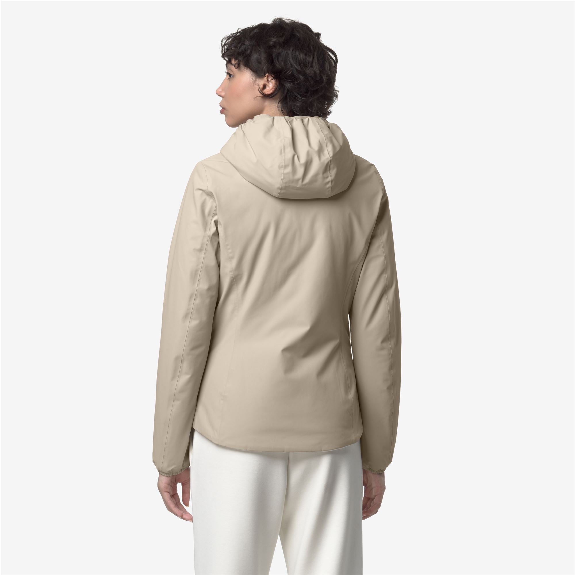 Jackets_WOMAN_LILY ST WARM DOUBLE_Short_Beige Cashmere - White Gardenia - Commercial 6