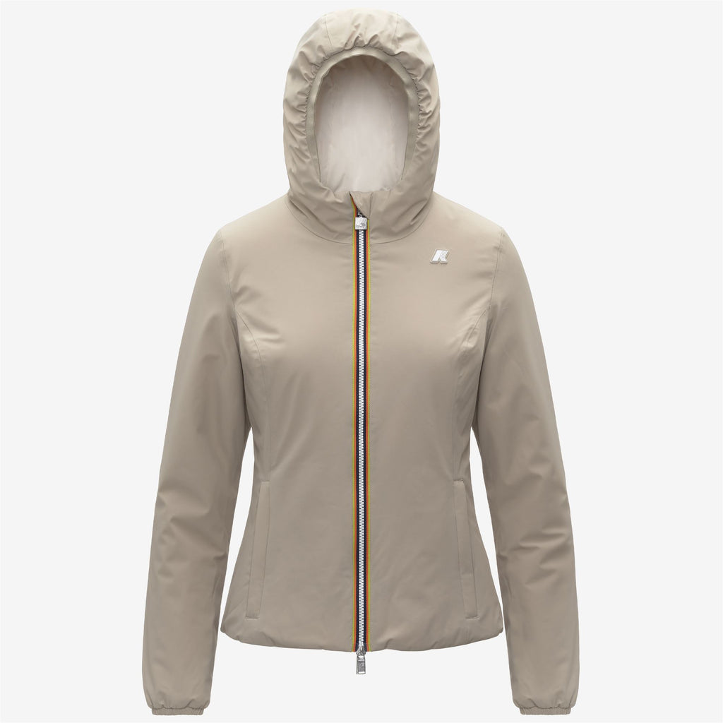 Jackets_WOMAN_LILY ST WARM DOUBLE_Short_Beige Cashmere - White Gardenia - Commercial 1