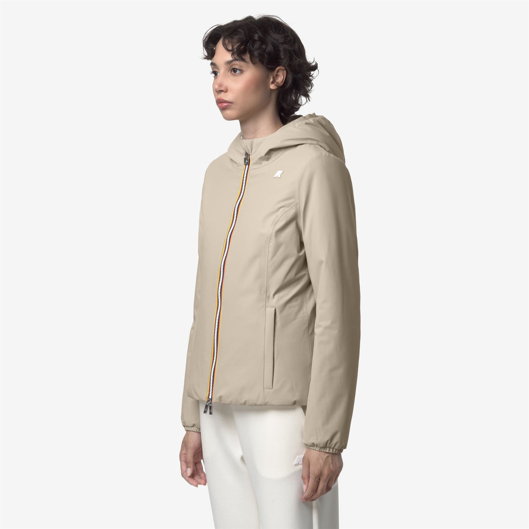 LILY ST WARM REVERSIBLE - Jackets - Short - WOMAN - Beige Cashmere-White Gardenia