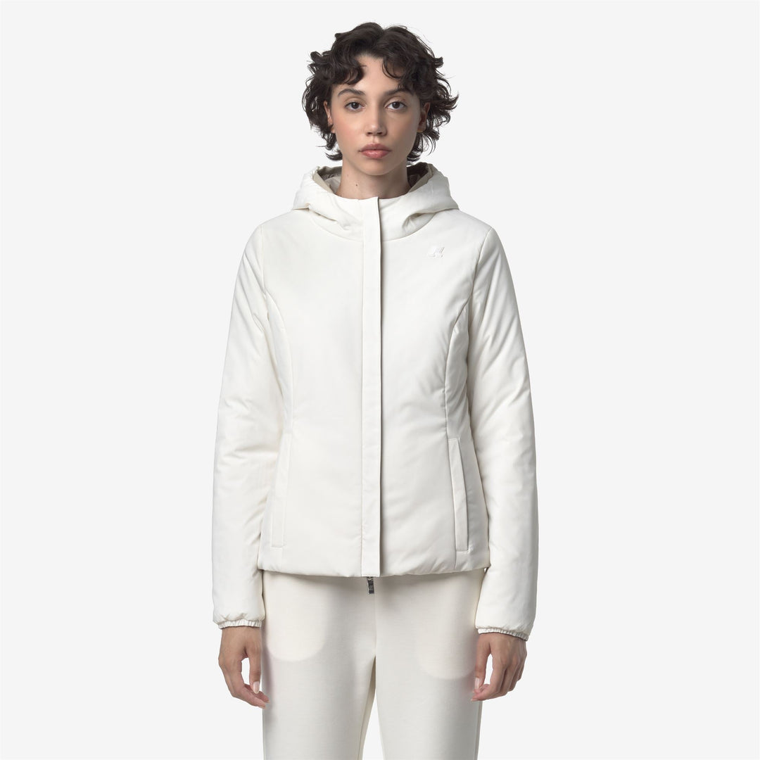 LILY ST WARM REVERSIBLE - Jackets - Short - WOMAN - Beige Cashmere-White Gardenia