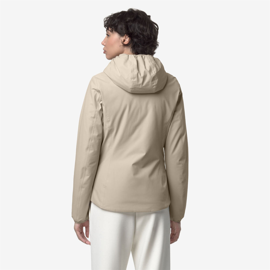 LILY ST WARM REVERSIBLE - Jackets - Short - WOMAN - Beige Cashmere-White Gardenia