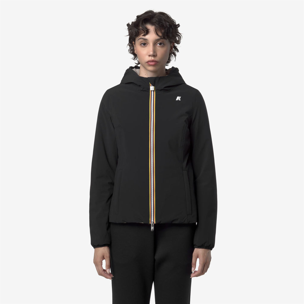 Jackets_WOMAN_LILY ST WARM DOUBLE_Short_Black Pure - Beige Cashmere - Commercial 3