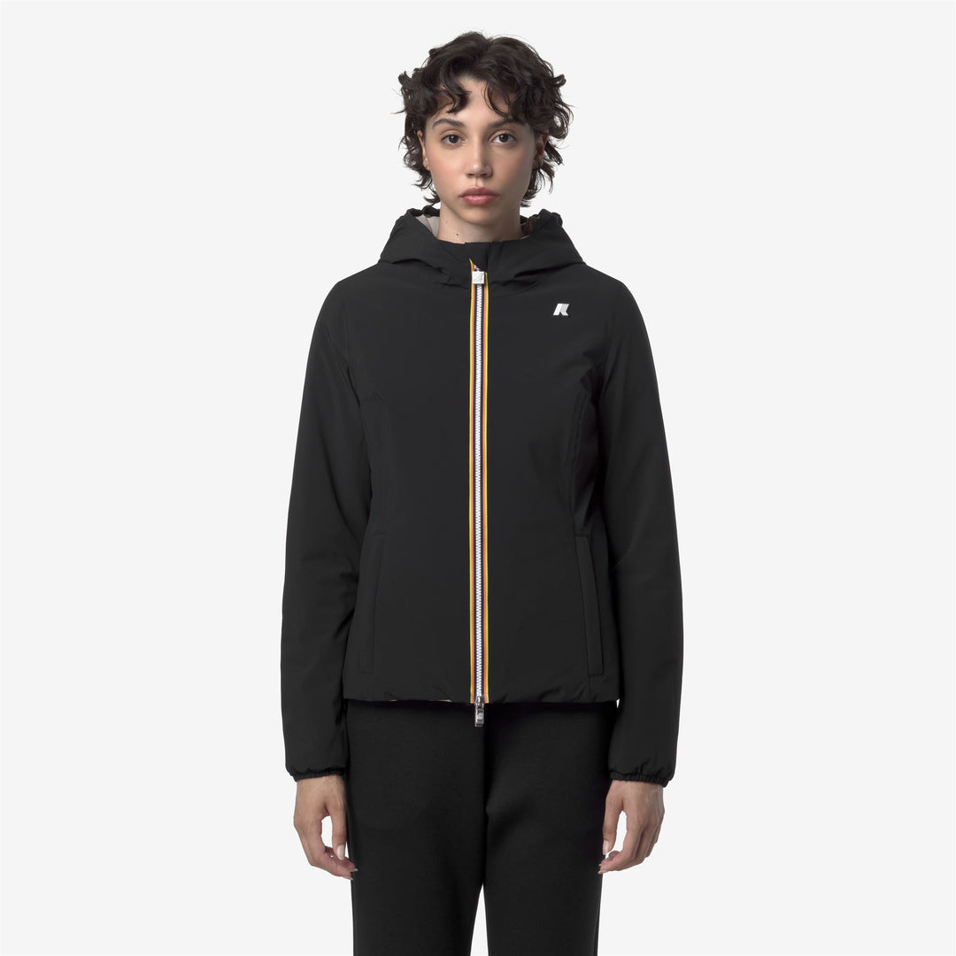 LILY ST WARM REVERSIBLE - Jackets - Short - WOMAN - Black Pure-Beige Cashmere