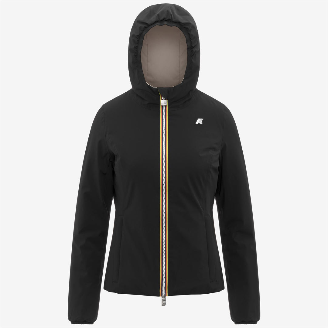 Jackets_WOMAN_LILY ST WARM DOUBLE_Short_Black Pure - Beige Cashmere - Photo