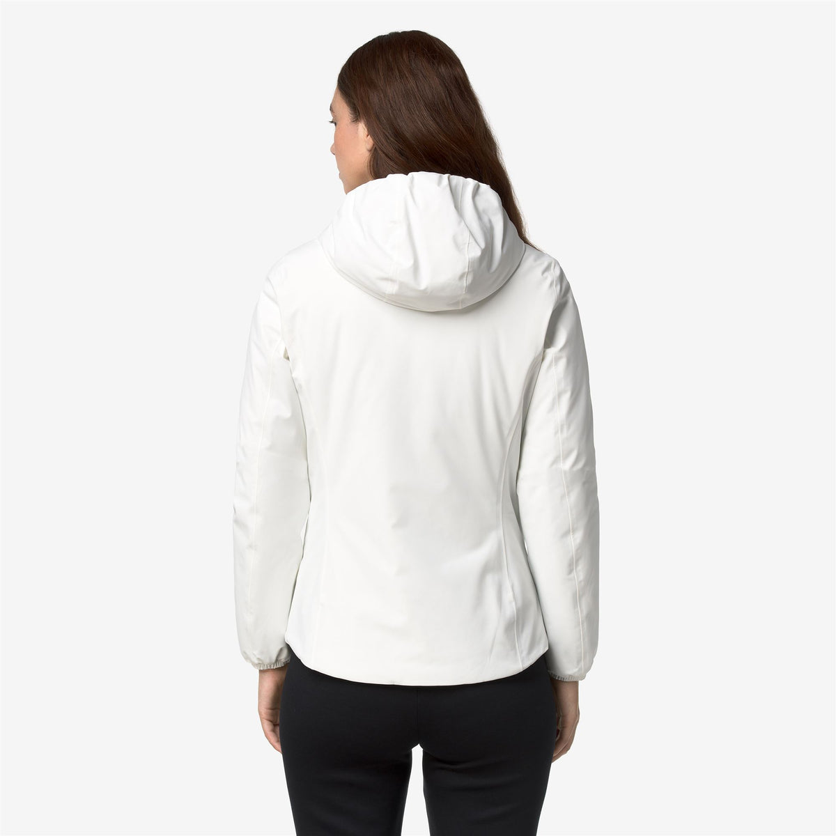 Jackets_Woman_LILY ST WARM DOUBLE_Short_White Natural - Black Pure - Commercial 6