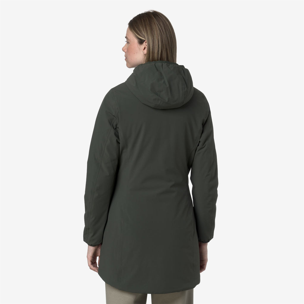 Jackets_WOMAN_DENISE ST WARM DOUBLE_Mid_GREEN BLACKISH  - Blue Depth - Commercial 6
